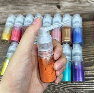 Bouteille de poudre scintillante <span class=keywords><strong>comestible</strong></span> 5g pour la décoration de gâteaux, de fondants et de macarons, outils pour la pâtisserie et les arts culinaires - Product Image 4