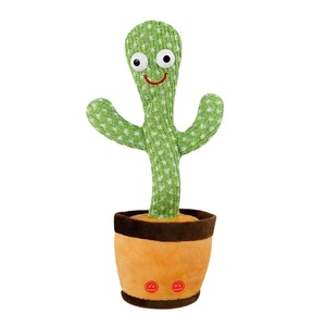 Đồ chơi nhồi bông xương rồng nhảy múa bán buôn, có thể xoay và hát, giúp dạy trẻ nói, đồ chơi đu đưa - Product Image 5