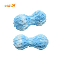 Jouet à mâcher pour chien en TPR durable et non toxique, nouveau design géométrique, vente en gros du fabricant Famipet, jouet couineur pour chien