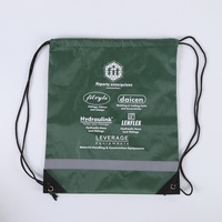 Pochette de poche pour sac à dos en polyester avec cordon de serrage pour le rangement des chaussures avec motif de lettres