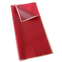 Film de protection de luxe à bordure dorée, imperméable, esthétique et économique pour l'emballage floral