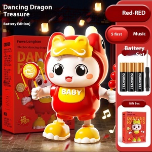 Jouets <span class=keywords><strong>pour</strong></span> <span class=keywords><strong>bébés</strong></span> unisexes de 0 à 1 an, petit dragon électrique, chantant, dansant et formant, avec 2 têtes relevées, en plastique - Product Image 6