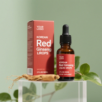 Extrait liquide de ginseng rouge coréen et asiatique en marque blanche – Gouttes de ginseng rouge coréen pour le soutien énergétique