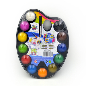 Ensemble de peinture <span class=keywords><strong>aquarelle</strong></span> solide pour enfants de qualité chaude avec <span class=keywords><strong>palette</strong></span> en plastique - Product Image 6