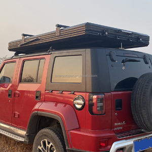 Vitesse hydraulique ouverture à l'extérieur de la voiture Road Trip Offroad coque dure Ultra mince en alliage d'aluminium Triangle toit de voiture Jeep <span class=keywords><strong>Wrangler</strong></span> tente - Product Image 4