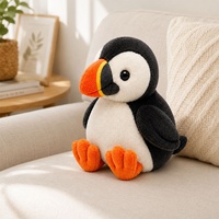 Peluche douce Puffin très populaire, jouet en peluche personnalisé, animal en peluche sur mesure, cadeau pour enfants, conception personnalisée, OEM