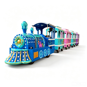 <span class=keywords><strong>Train</strong></span> électrique touristique sans rails à LED colorées, thème Dauphin Océan <span class=keywords><strong>Thomas</strong></span>, pour parcs et centres commerciaux - Product Image 1