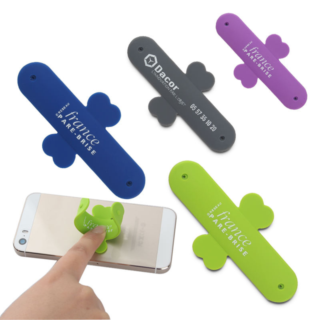 Silicone Magic Adhesive Stand for Wrist Running U-type Universal Adhesive Portable Mobile Phone Holder for Apple Iphone