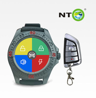 NTO Clé de montre intelligente Alarmes de voiture de démarrage à distance Pke Passive Keyless Entry Central Door Locking System Auto Car Accessories