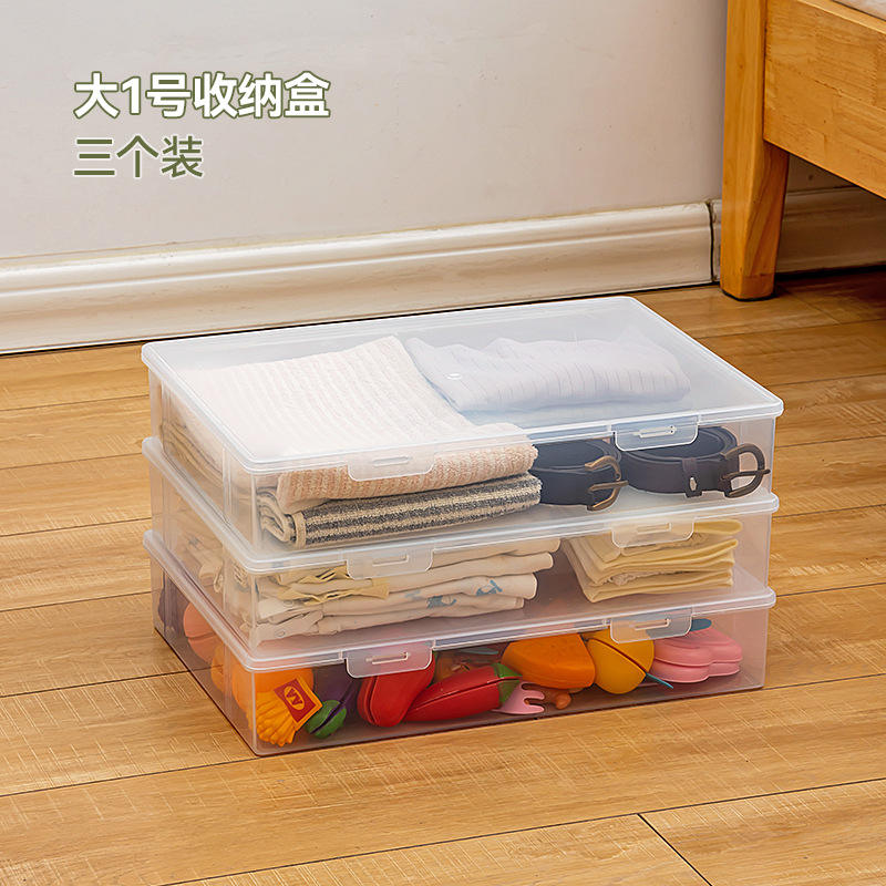 Trois grandes boîtes de rangement de 6 000 ml