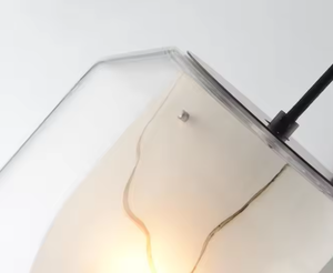 Zeal Lighting Último diseño E27 Luz decorativa para dormitorio Luz colgante de vidrio blanco - Product Image 5