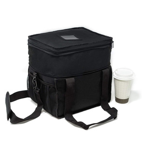 Portable isotherme boisson alimentaire <span class=keywords><strong>transporteur</strong></span> 6 tasses livraison chaude sac de transport plage glace déjeuner refroidisseur 30L 20L 15L Polyester pour la nourriture - Product Image 4