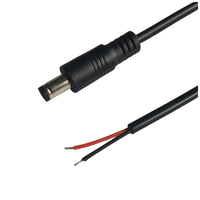 OSTAI 5521 5,5mm Stecker auf 2,1mm DC 20AWG Kupferleiter PVC-Ummantelung 5A Netzteil Verlängerungskabel 20cm