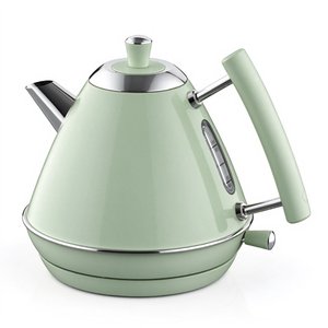 Bouilloire électrique minimaliste vert clair 1,0 L avec indicateur de niveau d'eau transparent et protection contre l'ébullition à sec - Product Image 2