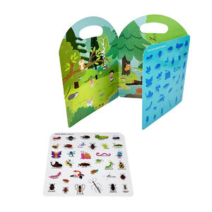 Unisex fai da te Custom Montessori attività educativo giocattolo-bambini riutilizzabili carta adesivo libro prezzo all'ingrosso per i bambini <span class=keywords><strong>di</strong></span> tutte le età - Product Image 5