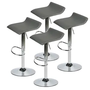 Einfacher Bar stuhl höhen verstellbarer Hocker 360 drehbarer Büro bar stuhl aus Metall mit Pedal