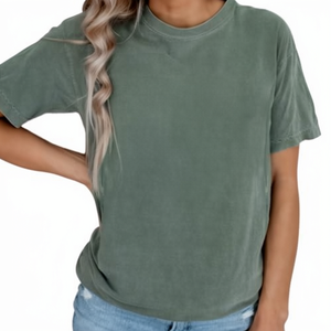 AEARGIV <span class=keywords><strong>T</strong></span>-<span class=keywords><strong>shirt</strong></span> de maternité pour femme, adapté à l'<span class=keywords><strong>allaitement</strong></span>, avec fermeture éclair, mélange de coton, coupe ample, vert, taille moyenne - Product Image 1