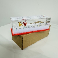 Cadeau de Noël créatif et tendance, bouteille flottante 3D en acrylique, presse-papiers portable, ornement de table ou de bureau pour voiture