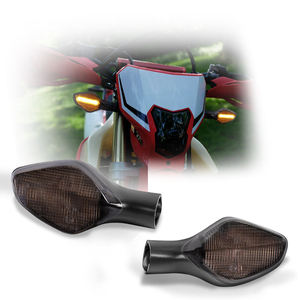 Luces Intermitentes Traseras LED con Certificación E-mark para Honda <span class=keywords><strong>CBR</strong></span> 400R CB <span class=keywords><strong>500X</strong></span> NC 700S CTX 700 MSX CMX 500 Rebel, Accesorios para Motocicleta, Señal de Giro - Product Image 1
