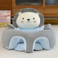 Fauteuil inclinable doux pour bébé, siège de soutien pour nourrissons de 3 à 12 mois, cadeau pour chambre à coucher, motif lion