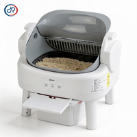 Litière automatique pour chat, vente en gros d'usine, litière automatique autonettoyante, grande toilette intelligente pour chat, brevetée anti-pincement