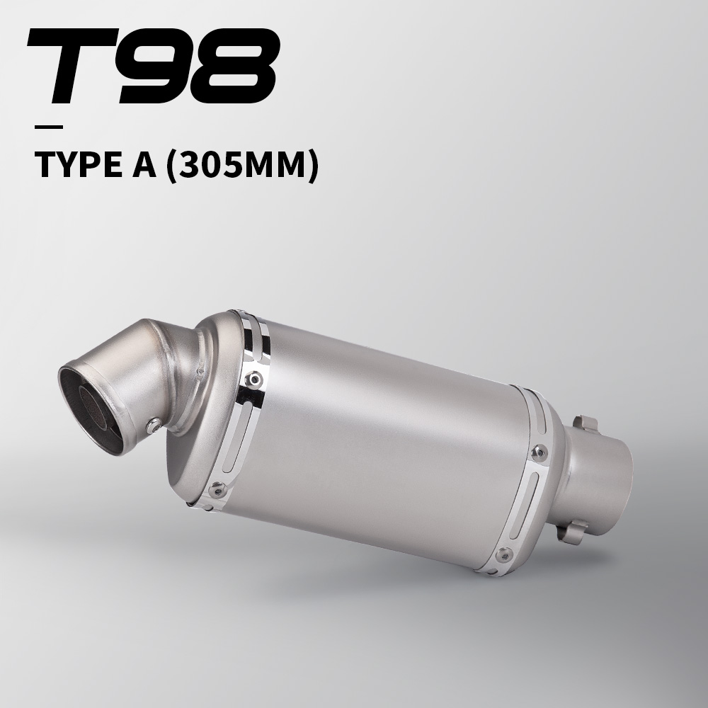Yoshimura T98 Steel Exhaust Muffler - Fits 100cc ATV GP Pcx150