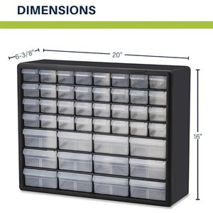 Nhựa ngăn kéo lưu trữ tủ đa mục đích tổ chức cho văn phòng nhà phòng tắm nhà bếp Modular Stackable kệ đơn vị - Product Image 2