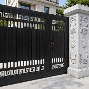 Puertas Corredizas Automáticas <span class=keywords><strong>de</strong></span> Hierro a Precio <span class=keywords><strong>de</strong></span> Fábrica, Puerta <span class=keywords><strong>de</strong></span> Seguridad Moderna <span class=keywords><strong>para</strong></span> Entrada <span class=keywords><strong>de</strong></span> Vivienda - Product Image 3