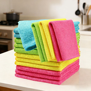 Chiffon de Nettoyage en Microfibre Super Absorbant 30x30cm de Haute Qualité, Séchage Rapide, Tissé, pour Polissage Voiture et Cuisine – Offre Spéciale - Product Image 1