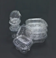 RPET transparent PET à clapet blister pour 1 livre salade herbe laitue feuillu boîte d'emballage