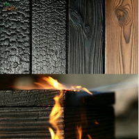 Planches de bois de pin et d'épicéa modifiées thermiquement pour les projets extérieurs, industriels et hôteliers