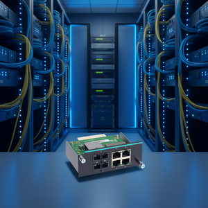 โมกซ่า IM-6700A-2SSC4TX สวิตช์อีเธอร์เน็ตแบบโมดูลาร์ 2 Sfp 4 พอร์ต IEEE 802.3 ขั้วต่อ SC/UPC เครือข่ายระดับองค์กร - Product Image 3