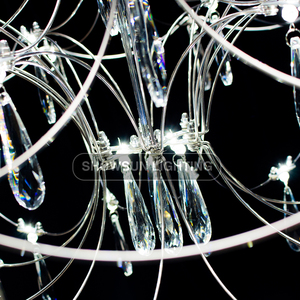 Lampadario di cristallo di Lustre lampada <span class=keywords><strong>a</strong></span> <span class=keywords><strong>sospensione</strong></span> moderna per soggiorno <span class=keywords><strong>camera</strong></span> da pranzo - Product Image 5