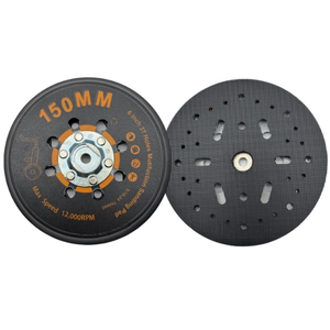 Platorello da 6 pollici con 37 fori e attacco a strappo, senza polvere, compatibile con levigatrici R7303 e R7304, <span class=keywords><strong>per</strong></span> vernice auto, legno e metallo - Product Image 1