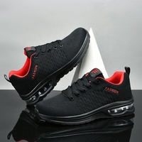 Chaussures De Course Sportives Décontractées Pour Hommes Grande Taille Maille Respirante Semelle Souple À Coussin D’air Baskets