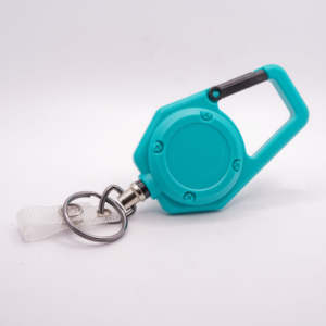 Porte-badge rétractable anti-perte en ABS robuste, 126 mm x 47 mm x 17 mm, pour clés, carte d'identité et badge de travail extérieur, 29 g, accessoire taïwanais, best-seller - Product Image 1