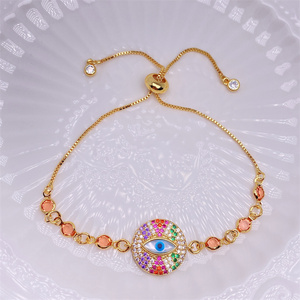 Pulsera Ajustable <span class=keywords><strong>de</strong></span> <span class=keywords><strong>Ojo</strong></span> Turco Azul <span class=keywords><strong>de</strong></span> Moda con Amuleto Nazar, Joyería Deslizante <span class=keywords><strong>de</strong></span> la Suerte <span class=keywords><strong>para</strong></span> Ella, Regalo <span class=keywords><strong>de</strong></span> Aniversario - Product Image 6