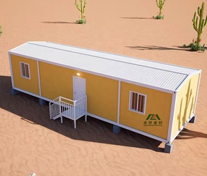 Edificio Modular de Oficinas y Apartamentos de Lujo Portátil de 20 pies, con Paneles Sándwich de Acero, Contemporáneo, Prefabricado, Desmontable, Tipo Contenedor - Product Image 3