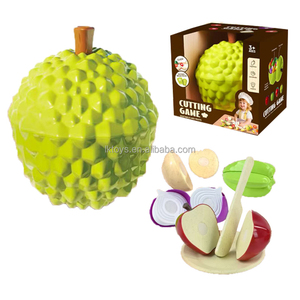 Juego <span class=keywords><strong>de</strong></span> Comida <span class=keywords><strong>de</strong></span> Juguete LK Toys, Juguetes <span class=keywords><strong>de</strong></span> Cortar con Cajas <span class=keywords><strong>de</strong></span> Durian, Juego <span class=keywords><strong>de</strong></span> Imitación Montessori para Niños Pequeños, Cortar Sandía, Caqui y Uva - Product Image 1