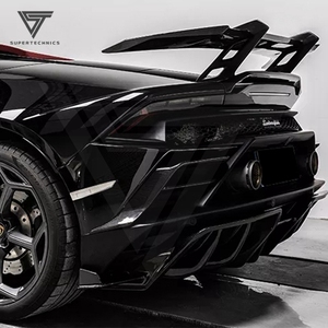 Canards de pare-chocs arrière en fibre de carbone sèche de Style PT pour <span class=keywords><strong>Lambo</strong></span> <span class=keywords><strong>Huracan</strong></span> <span class=keywords><strong>Evo</strong></span> 2019-2021 - Product Image 3