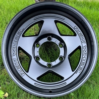 BEST WHEEL JT274 17/18" 9J ET0 Jantes en alliage d'aluminium à cinq branches PCD 6x135/5x127/6x139.7 Rainures antidérapantes Noir mat
