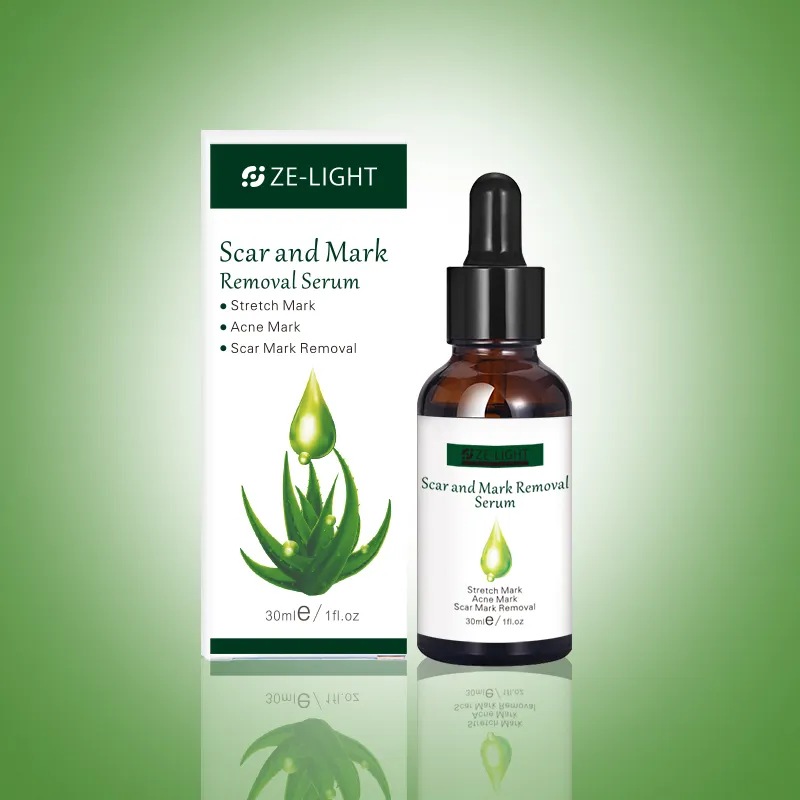 ZeLight Etiqueta Privada de estiramiento de la piel Mark cicatriz eliminación vitamina suero Anti acné tratamiento suero