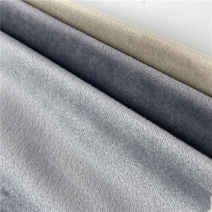 100% Polyester Holland Velvet Warp Knitted Plain Ademend Middelzwaar <span class=keywords><strong>Sofa</strong></span> Stof 230g/m² - Product Image 6