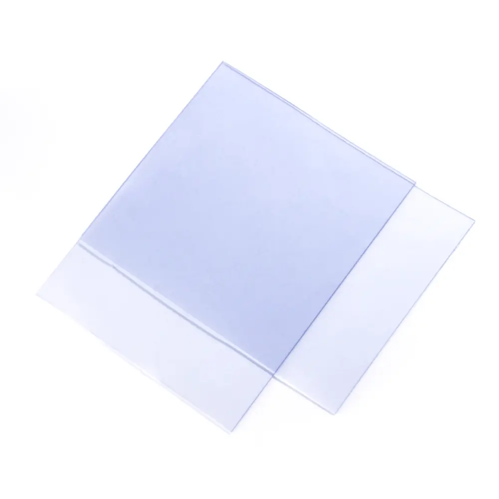 150-600 Microns Transparent Pvc Rigid Sheet Super Clear Hard Plastic Pvc Sheet For Advertising Printing