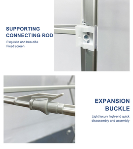 Présentoir pop-up en tissu personnalisé pour les salons professionnels Bannière de photographie de fond de fête d'anniversaire de mariage - Product Image 5