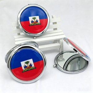 Espejo de maquillaje compacto plegable con diseño de la bandera de Venezuela, redondo y cuadrado, para sublimación, para bolso o viaje. - Product Image 6