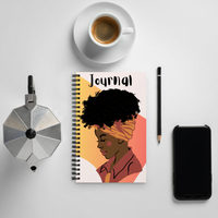 Journal intime avec impression personnalisée A5 agenda pour fille noire agenda planificateur à spirale carnet reliure quotidienne boîte cadeau en papier