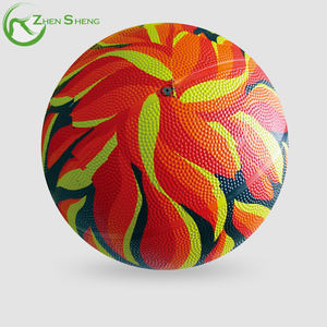 Ballons de <span class=keywords><strong>basket</strong></span>-ball en caoutchouc miniatures de taille personnalisée Zhensheng, ballons de <span class=keywords><strong>basket</strong></span>-ball promotionnels, ballons de <span class=keywords><strong>handball</strong></span> pour les enfants - Product Image 2