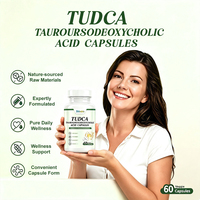 Kapsul Asam Tauroursodeoxycholic Alami Label Pribadi OEM Kapsul TUDCA Murni