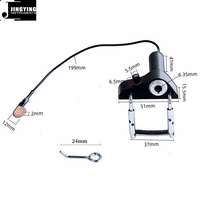 Jingying 2026 CV-17/18 Micros de violon professionnels haute sensibilité, personnalisés avec prise jack 6,35 mm, accessoire pour instrument à cordes
